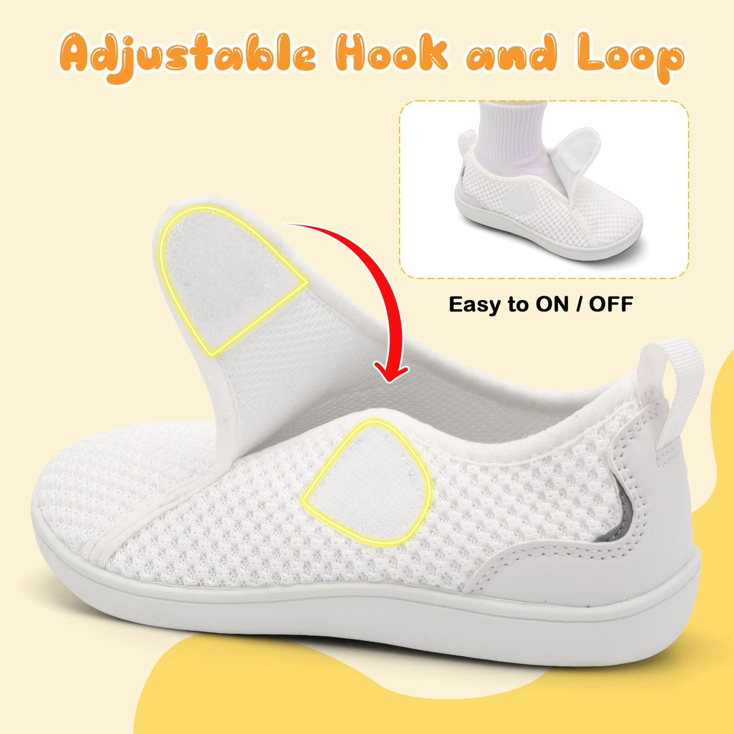 Toddler Shoes Boys Girls Wide Barefoot Shoes