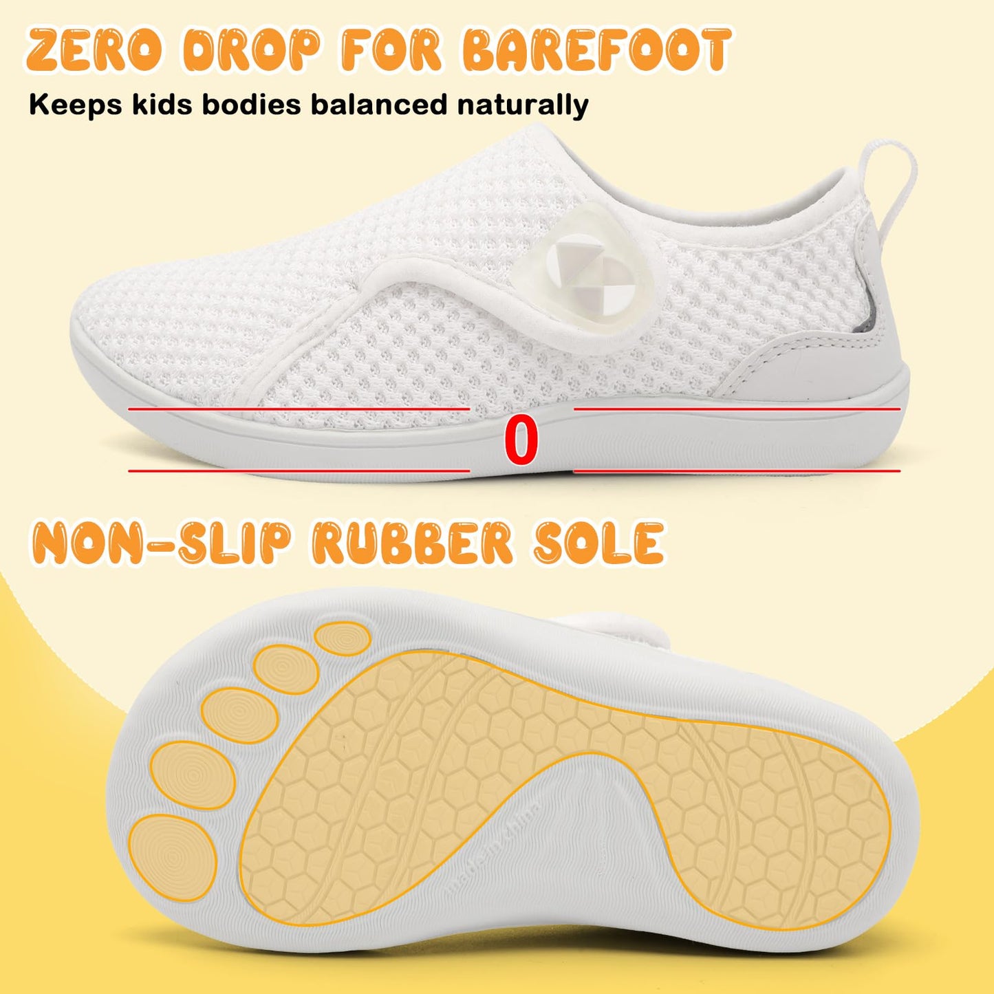 Toddler Shoes Boys Girls Wide Barefoot Shoes