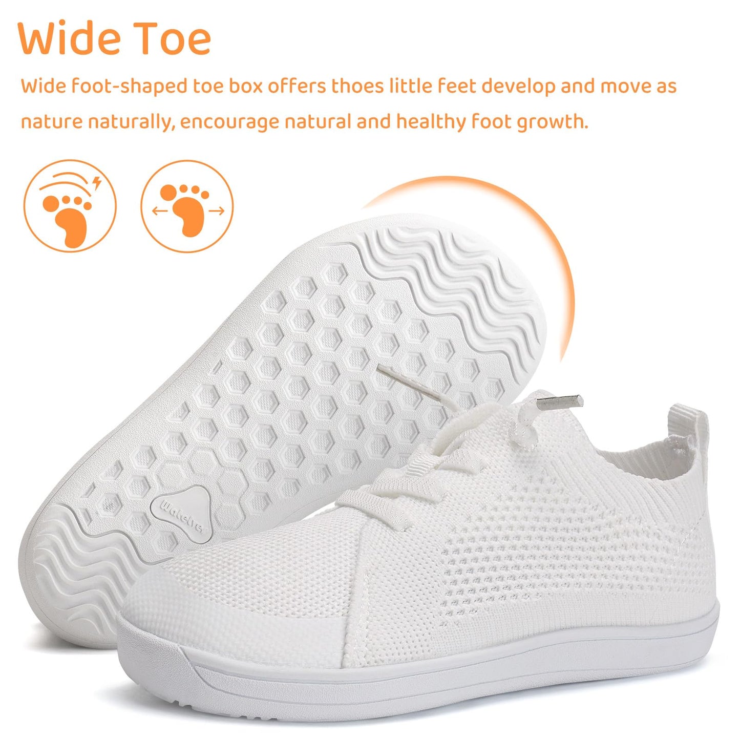 Toddler Little Kids Wide Barefoot Shoes Boys Girls Minimalist Sneakers