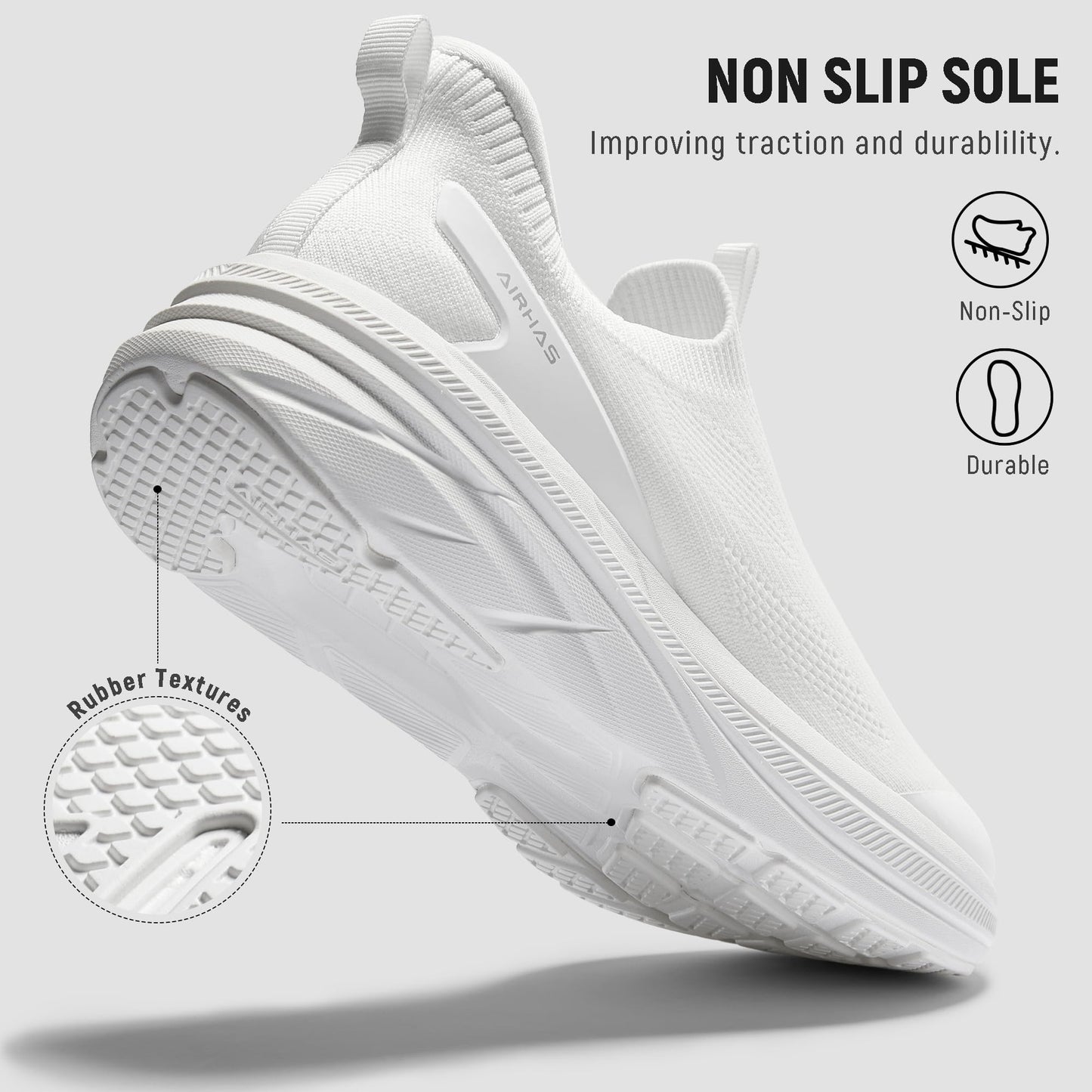 Wide Toe Box Walking Shoes Slip On Breathable Sneakers for Women