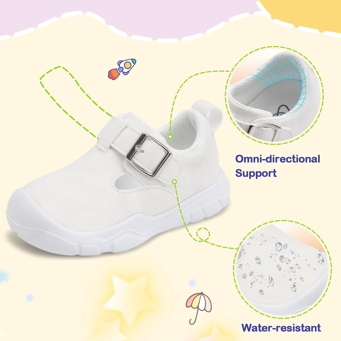 Toddler Shoes Girls Boys Wide Barefoot Shoes