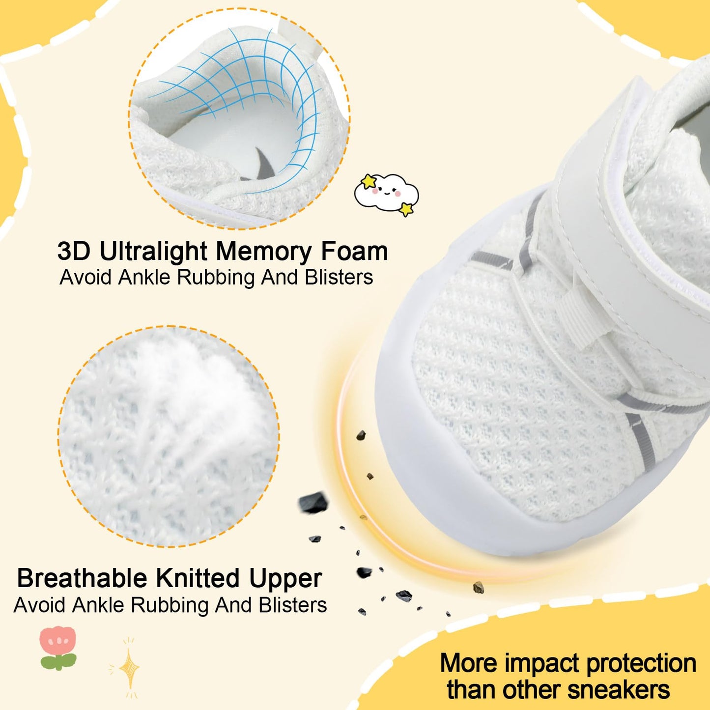 Toddler Sneakers Wide Toddler Shoes Boys Girls Tennis Shoes