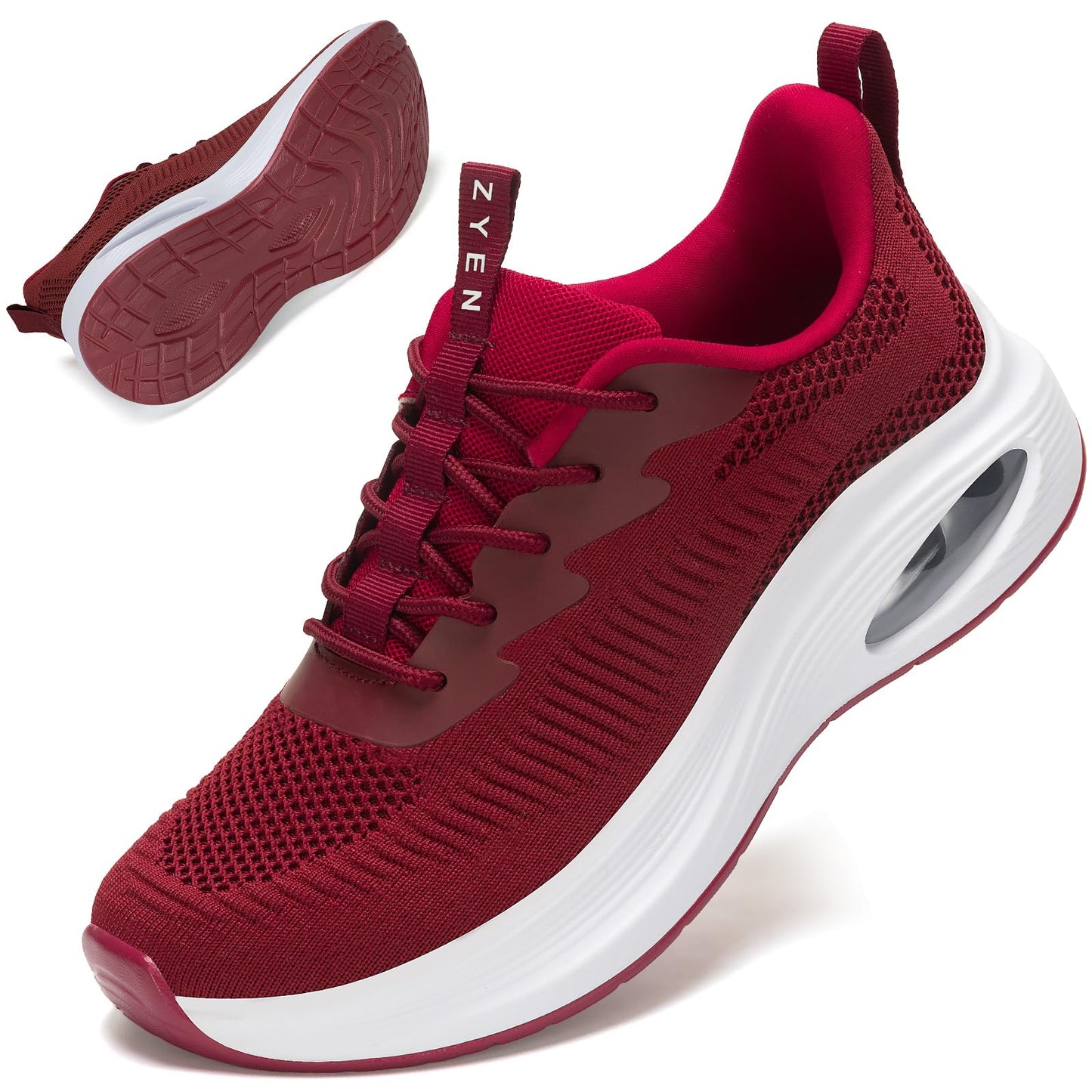 Wide Toe Box Shoes Women Air Cushion Road Running Shoes Extra Wide Width Sneakers