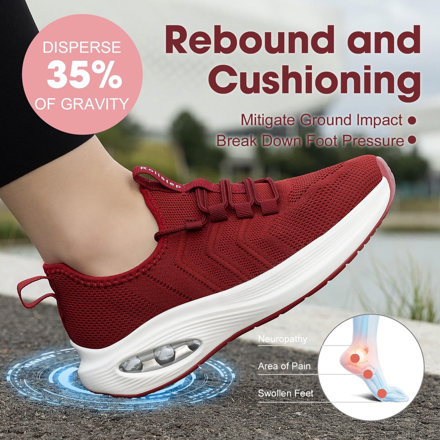 Wide Toe Box Shoes Women Extra Wide Width Sneakers