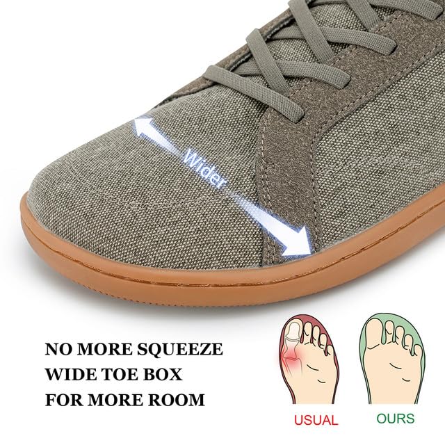 Men's Barefoot Wide Toe Box Shoes