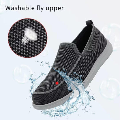 Men Wide Width Slip On Shoes Loafer with Arch Support Insoles Men Casual Shoes