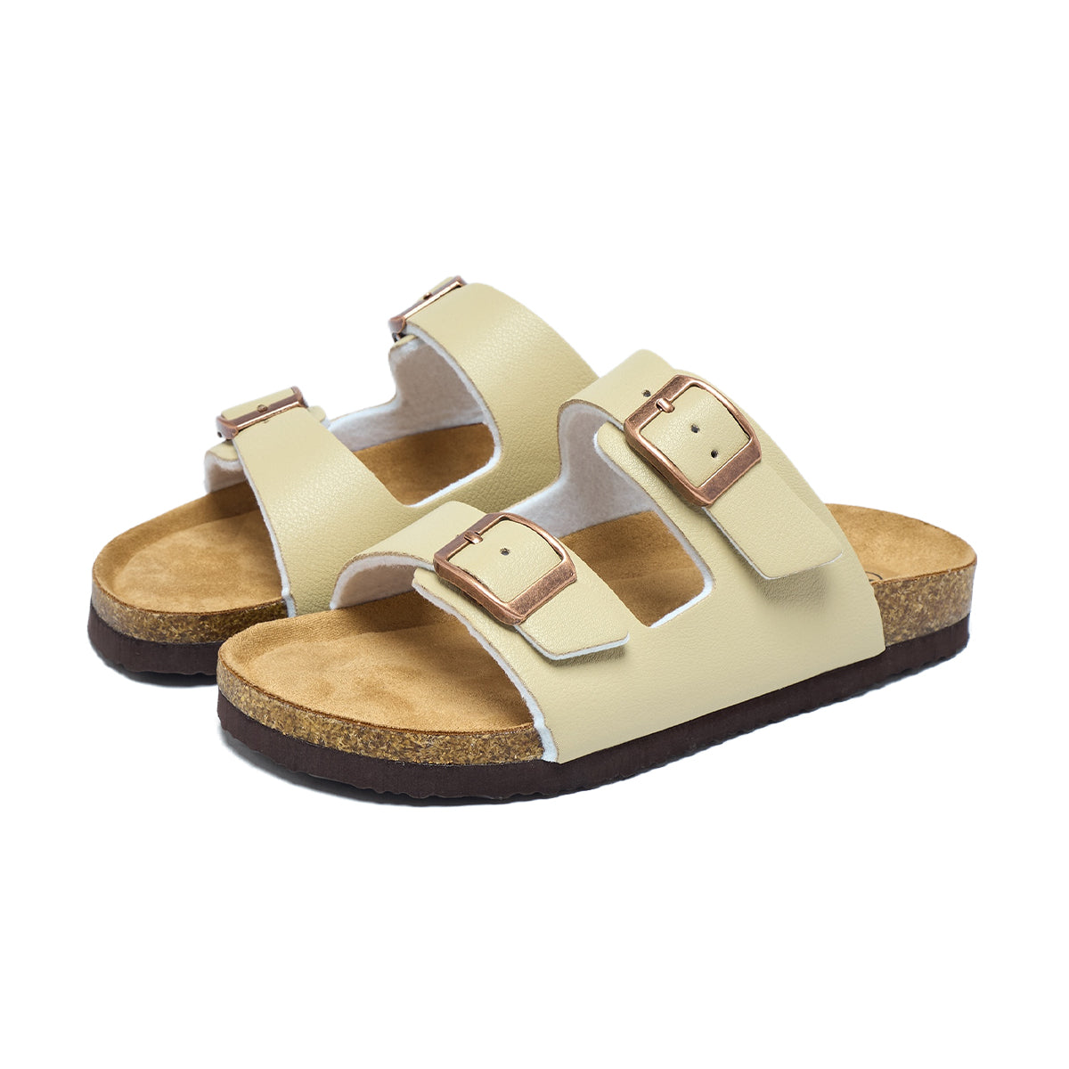 Cork sandals for active children, perfect for summer.