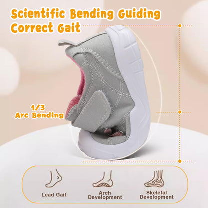 Kids Canvas Shoes Running Shoes for Girls Boys Wide Toe Box Barefoot Toddler Sneakers