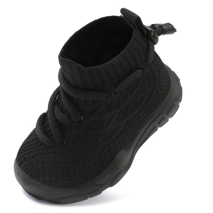 Toddler Shoes High Top Sneakers for Boys Girls Barefoot Wide Walking Tennis Shoes