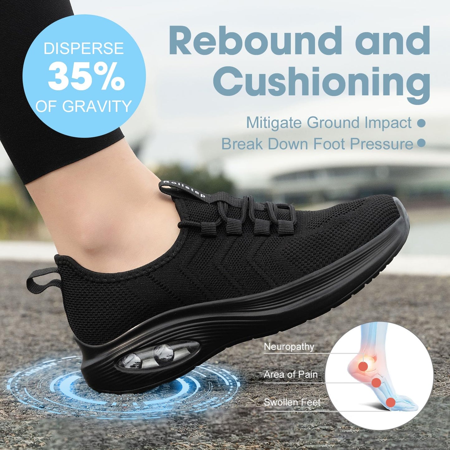 Wide Toe Box Shoes Women Extra Wide Width Sneakers