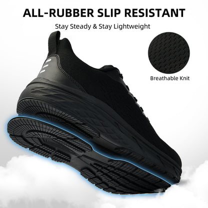 Wide Toe Box Shoes for Men - Wide Width Walking Shoes Comfortable Athletic Running Tennis