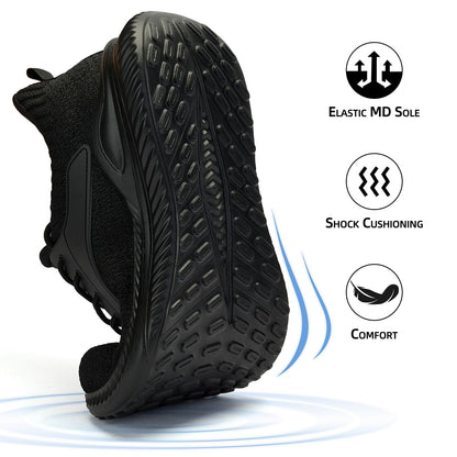 Mens Wide Sneakers Walking Shoes - Wide Slip on Tennis Shoes