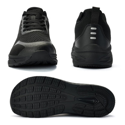 Wide Toe Box Shoes for Men - Wide Width Walking Shoes Comfortable Athletic Running Tennis