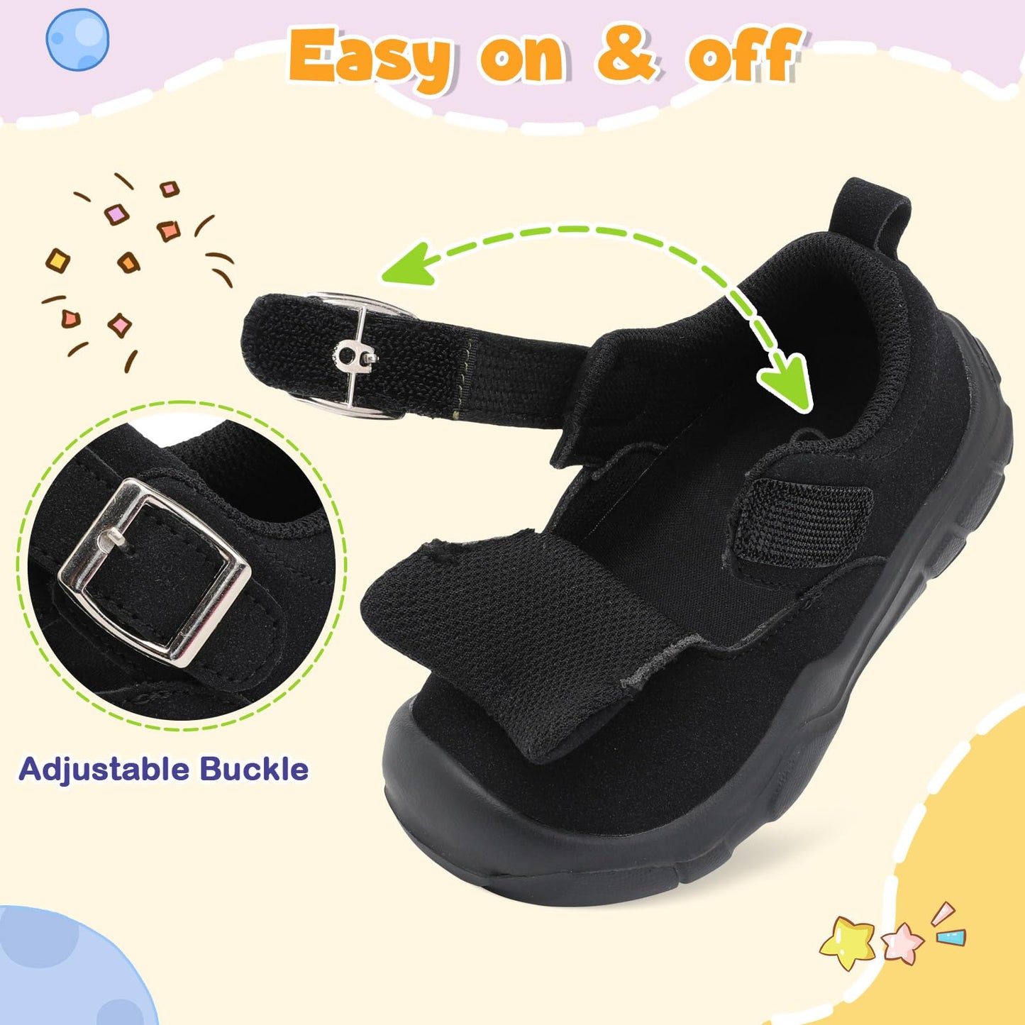 Toddler Shoes Girls Boys Wide Barefoot Shoes