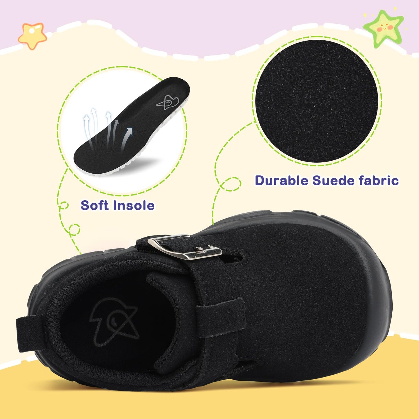 Toddler Shoes Girls Boys Wide Barefoot Shoes