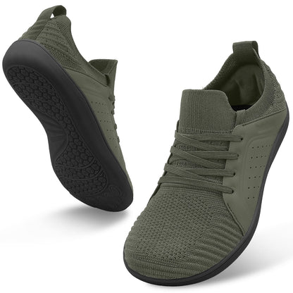 relxfeet Men's Barefoot Shoes Minimalist Cross-Trainer Shoes Wide Toe Walking Shoes