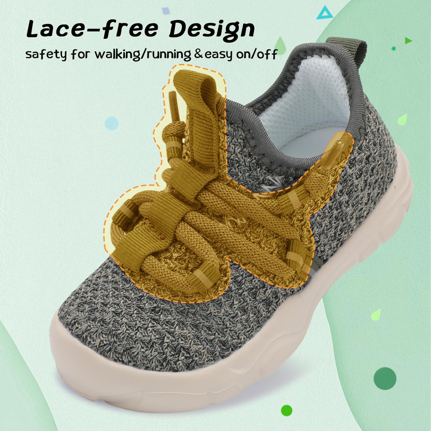 Toddler Shoes Boys Girls Barefoot Shoes Kids Breathable Walking Running Shoe