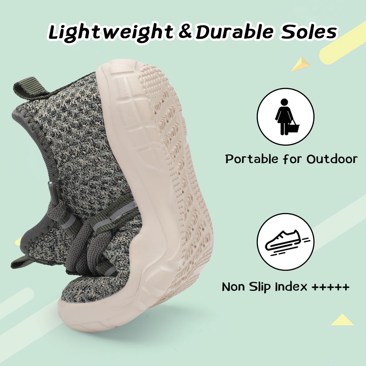 Toddler Shoes Boys Girls Barefoot Shoes Kids Breathable Walking Running Shoe