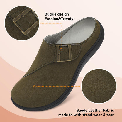 Womens Wide Clogs Adjustable Diabetic Mules Slip on Clog Slippers