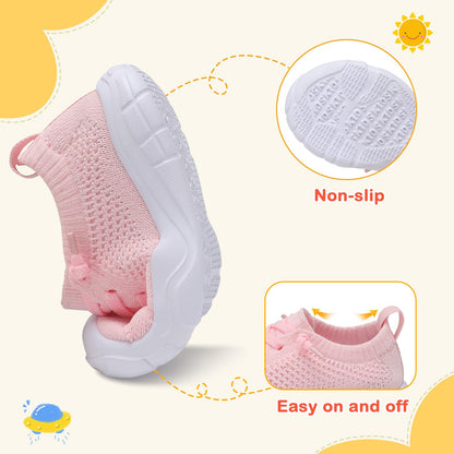 Toddler Shoes Boys Girls Barefoot Shoes Kids Breathable Sneakers