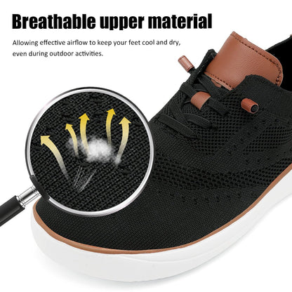 Mens Barefoot Dress Shoes Wide Toe Box Zero Drop Oxfords Shoes