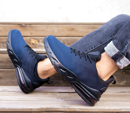 Mens Non Slip Work Shoes Slip On Water Resistant Walking Sneakers