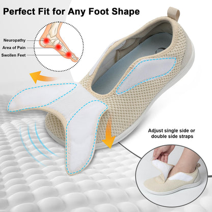 Womens Walking Shoes Comfortable Wide Diabetic Shoes