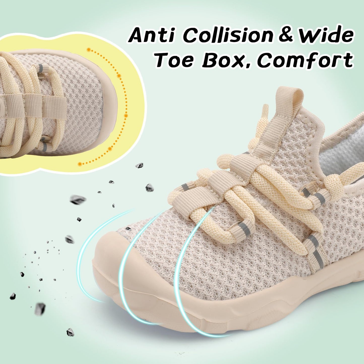 Toddler Shoes Boys Girls Barefoot Shoes Kids Breathable Walking Running Shoe