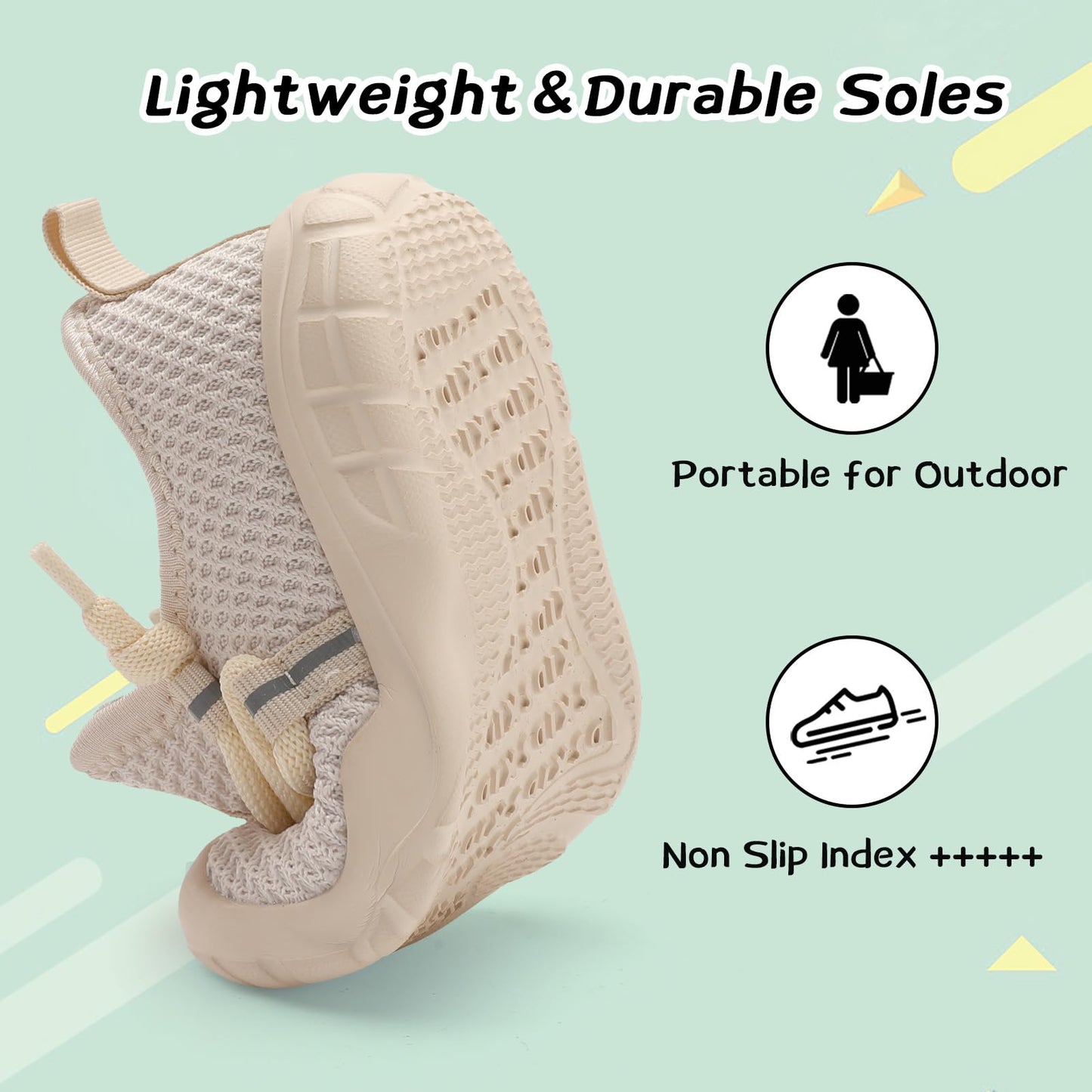 Toddler Shoes Boys Girls Barefoot Shoes Kids Breathable Walking Running Shoe