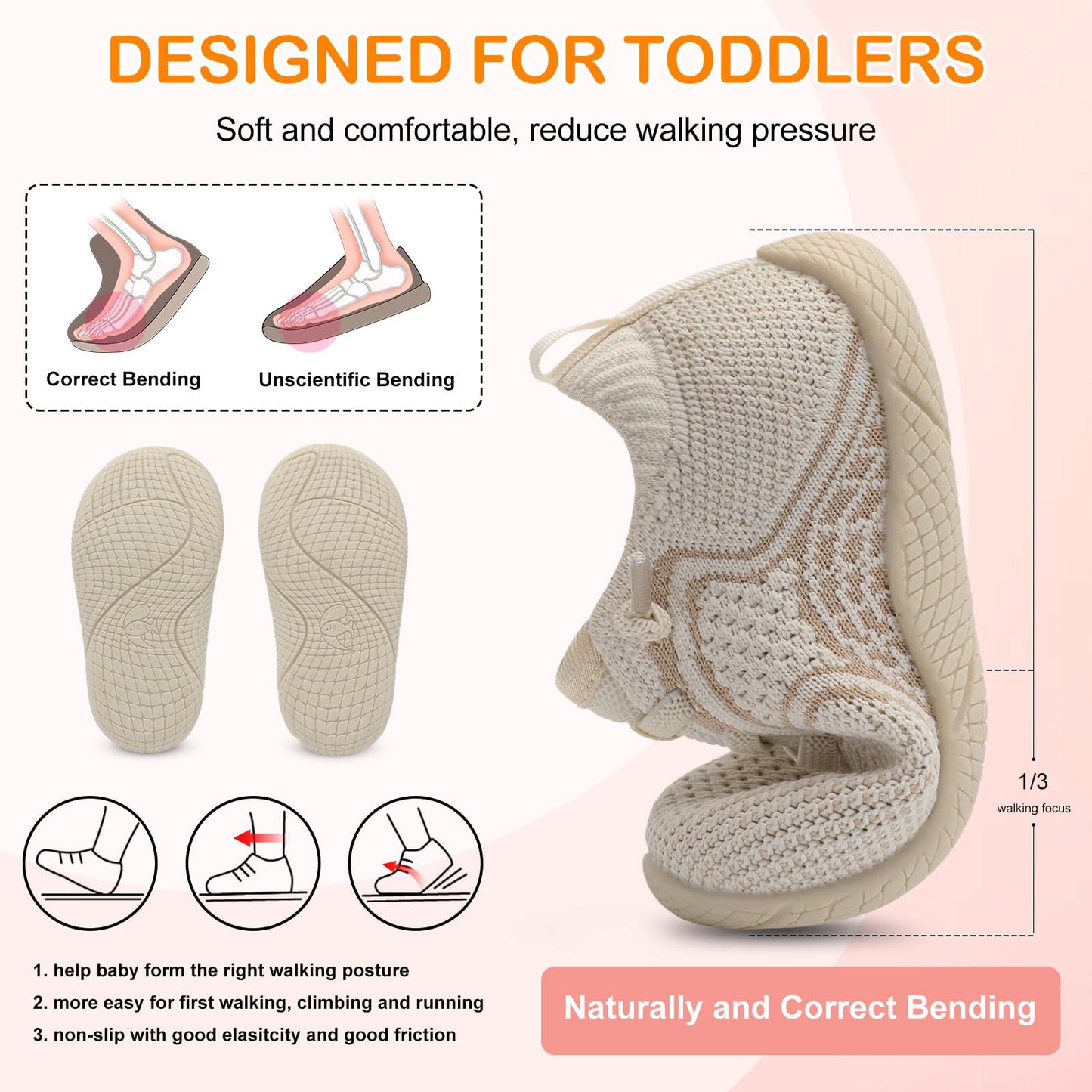 Toddler Barefoot Boys Girls Tennis Shoes