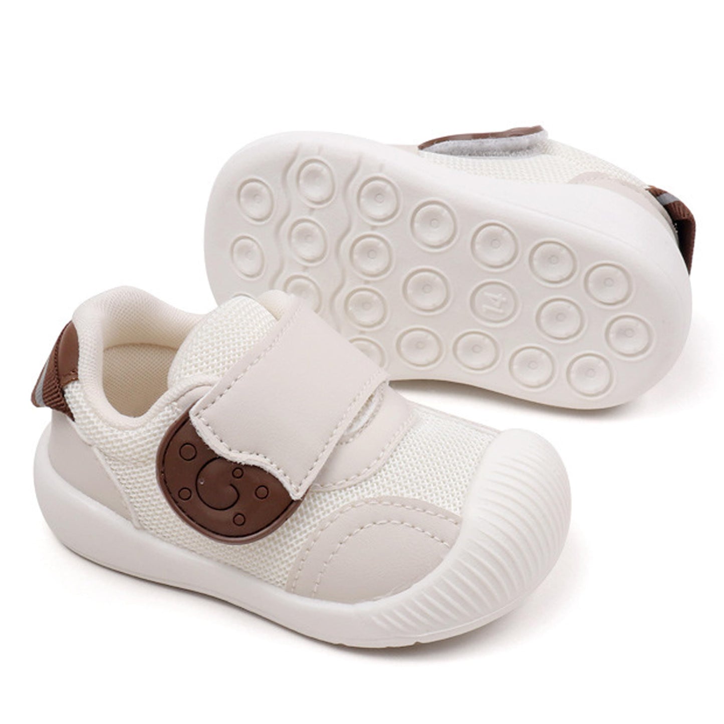 Toddler Baby Sneakers Rubber Sole Cartoon Shoes