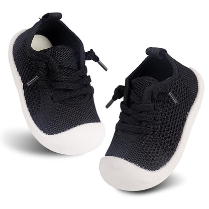 Baby Girl&Boy Toddler First Walking Shoes Barefoot Slip On Wide Toe Box Shoes