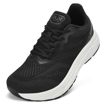 Wide Toe Box Shoes for Men Cushioned Road Running Shoe Non Slip Mens
