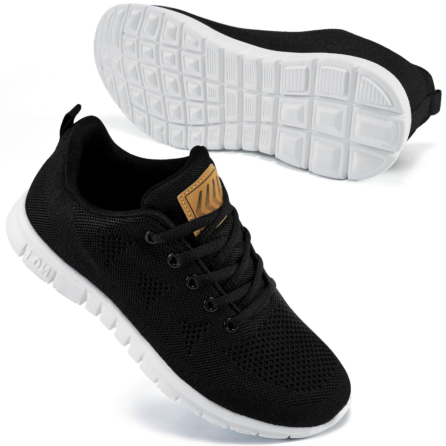 Womens Sneakers Tennis Shoes: Fashion Lightweight Non Slip Footwear for Running Walking Casual