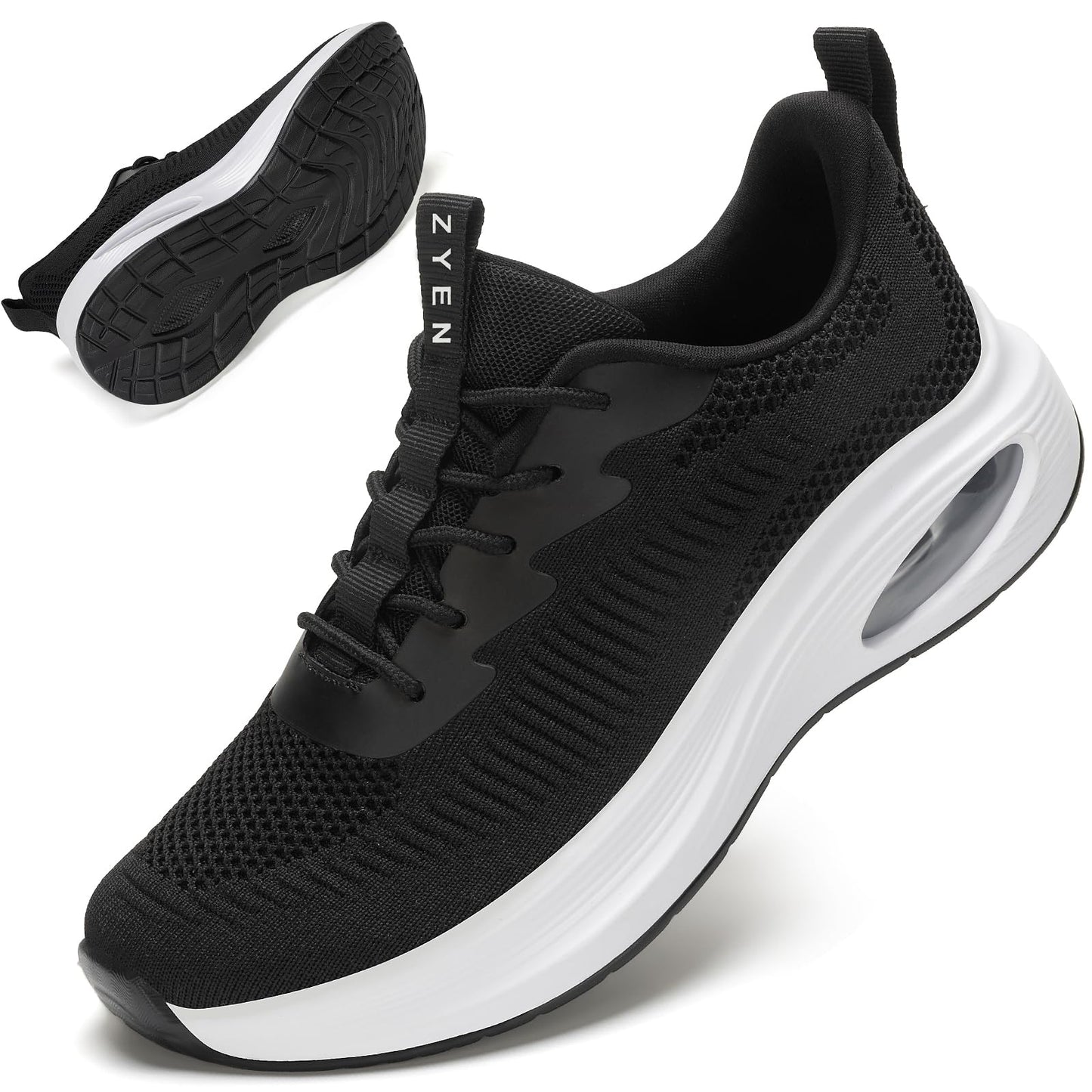 Wide Toe Box Shoes Women Air Cushion Road Running Shoes Extra Wide Width Sneakers