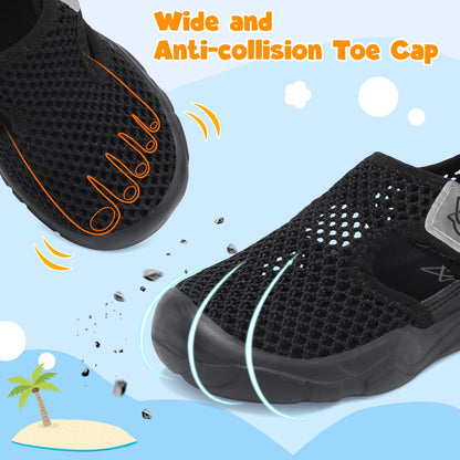 Toddler Sandals Boys Girls Wide Sandals Kids Water Sandal Shoes Lightweight Barefoot Summer Shoes for Beach Swim