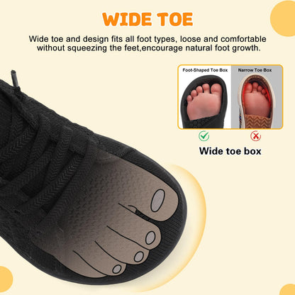 Toddler Shoes Girls Boys Wide Barefoot Shoes