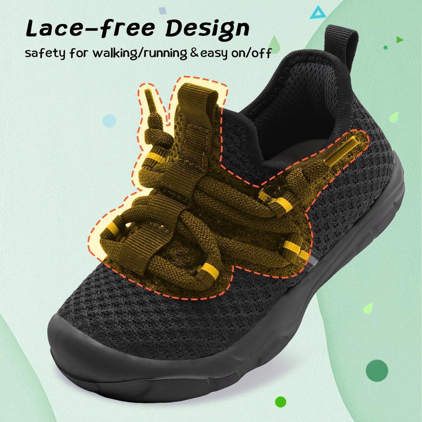 Toddler Shoes Boys Girls Barefoot Shoes Kids Breathable Walking Running Shoe