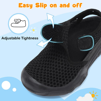 Toddler Sandals Boys Girls Wide Sandals Kids Water Sandal Shoes Lightweight Barefoot Summer Shoes for Beach Swim
