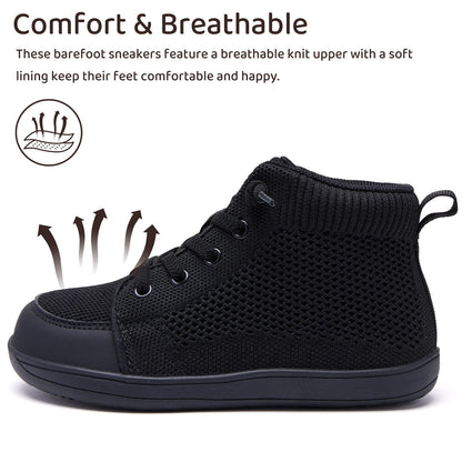 Toddler Little Kids Wide Barefoot Shoes Girls Boys Lightweight Boots
