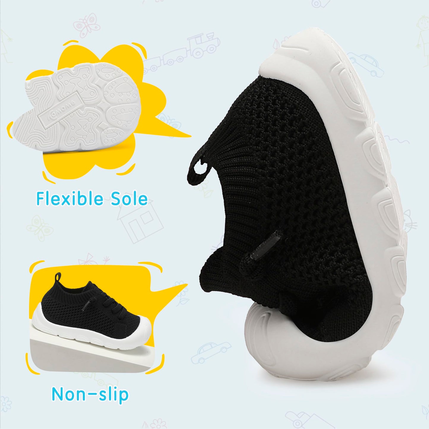 Baby Girls Boys Shoes Toddler Walking Sneakers