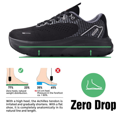 Wide Toe Box Shoes for Men Arch Support Shoes