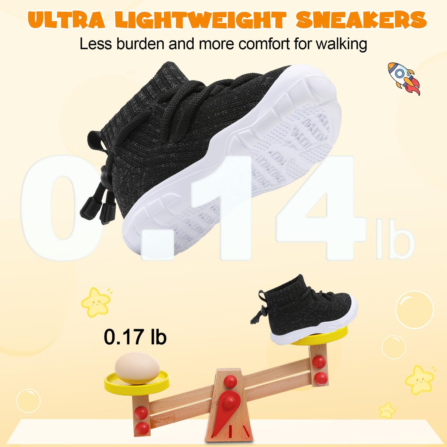Toddler Shoes High Top Sneakers for Boys Girls Barefoot Wide Walking Tennis Shoes