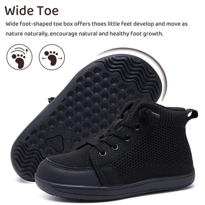 Toddler Little Kids Wide Barefoot Shoes Girls Boys Lightweight Boots