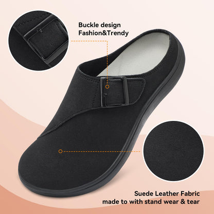 Womens Wide Clogs Adjustable Diabetic Mules Slip on Clog Slippers