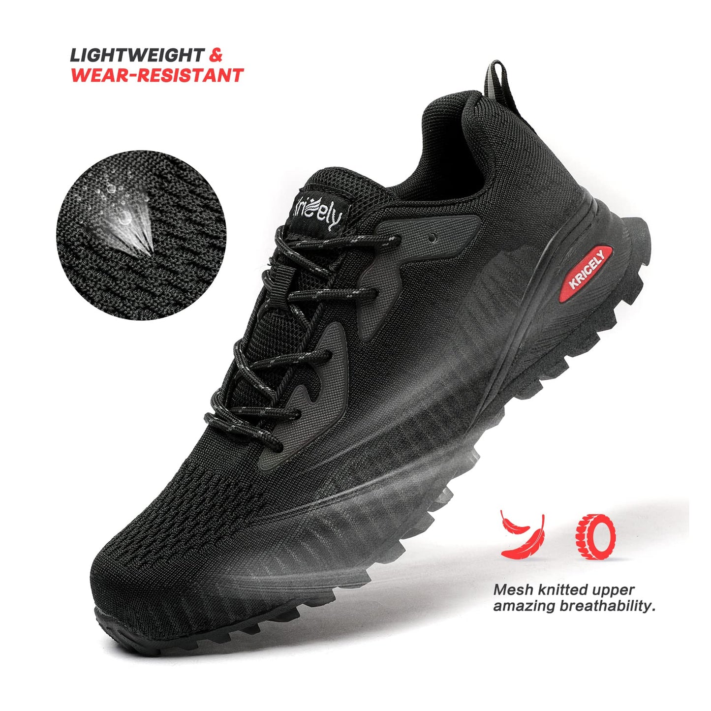 Men's Trail Running Shoes Fashion Walking Hiking Sneakers for Men Tennis