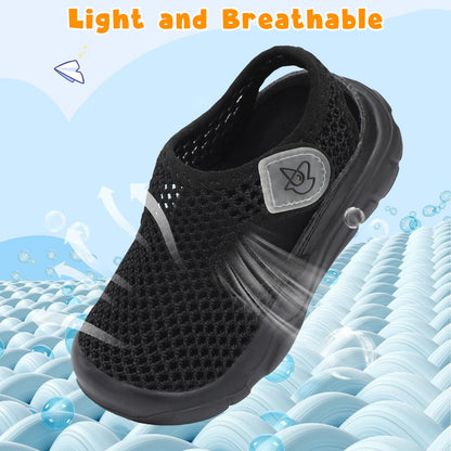 Toddler Sandals Boys Girls Wide Sandals Kids Water Sandal Shoes Lightweight Barefoot Summer Shoes for Beach Swim