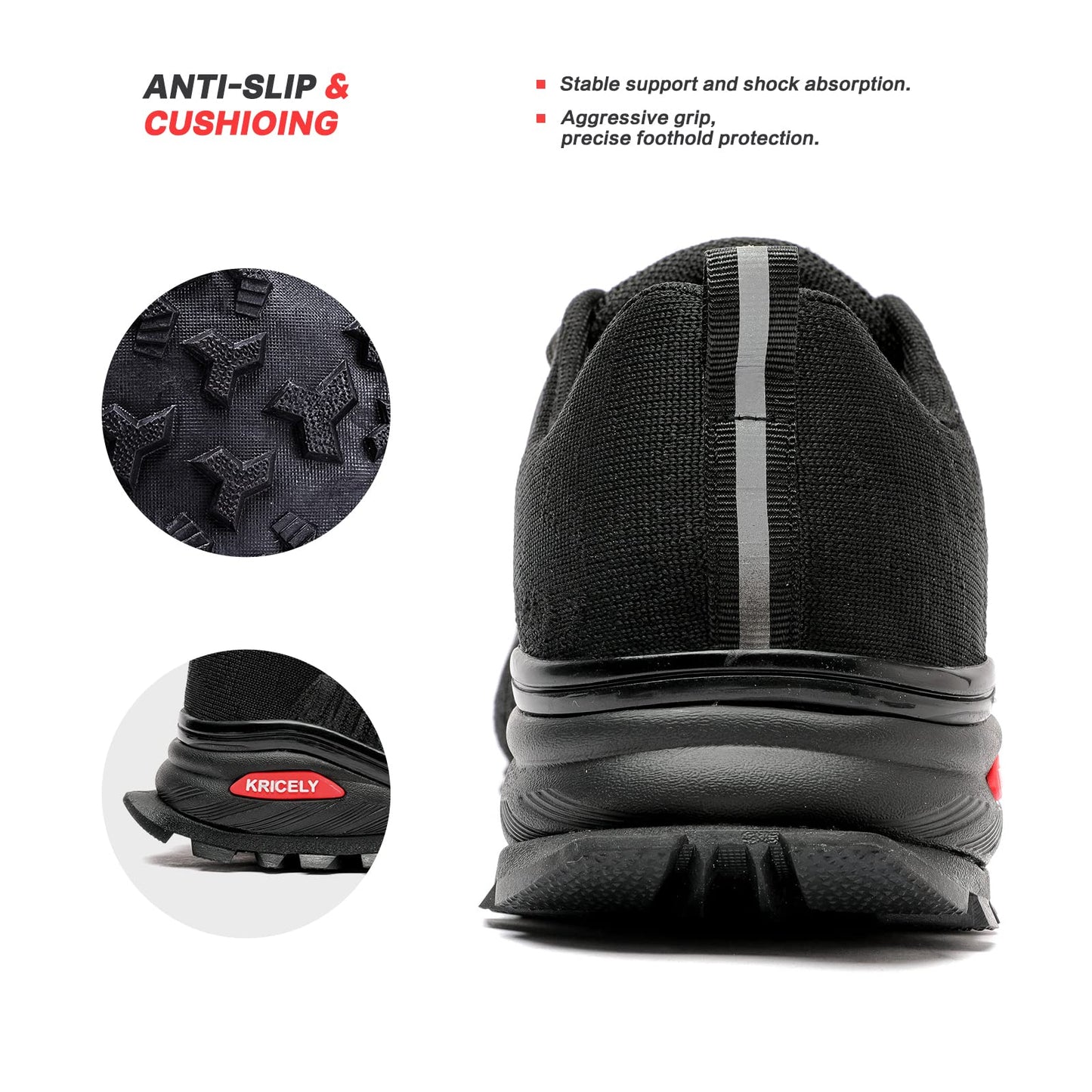 Men's Trail Running Shoes Fashion Walking Hiking Sneakers for Men Tennis