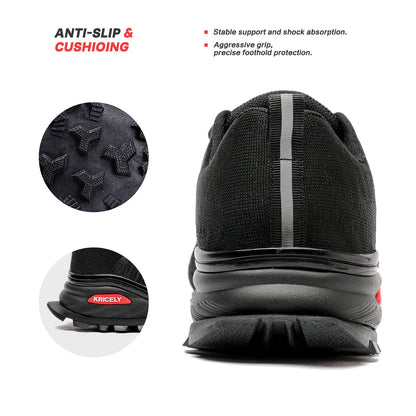 Men's Trail Running Shoes Fashion Walking Hiking Sneakers for Men Tennis