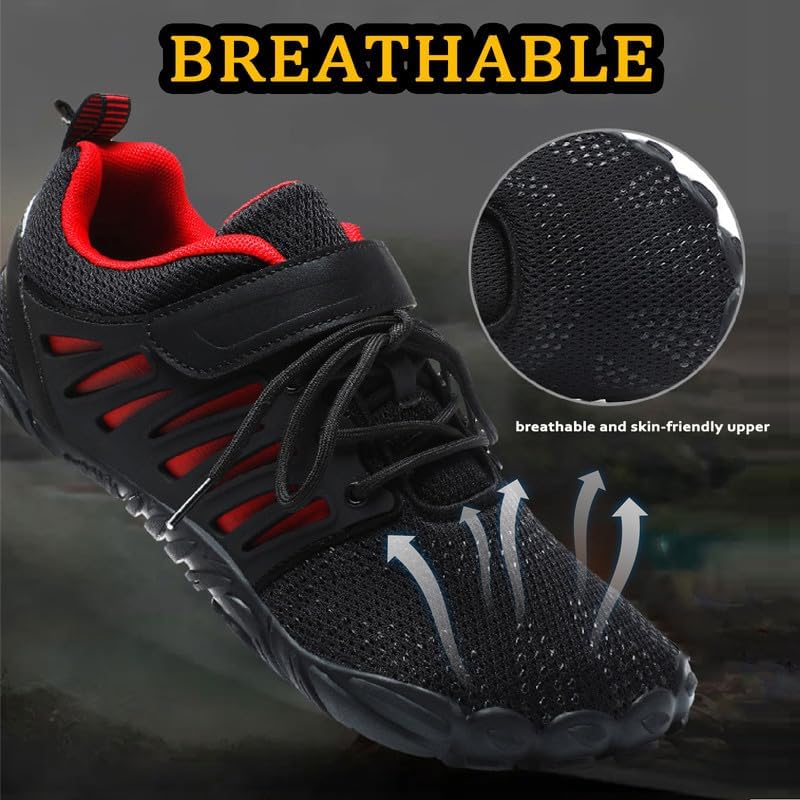 Barefoot Shoes Men Wide Toe Box Zero Drop Water Shoes Men for Gym Workout